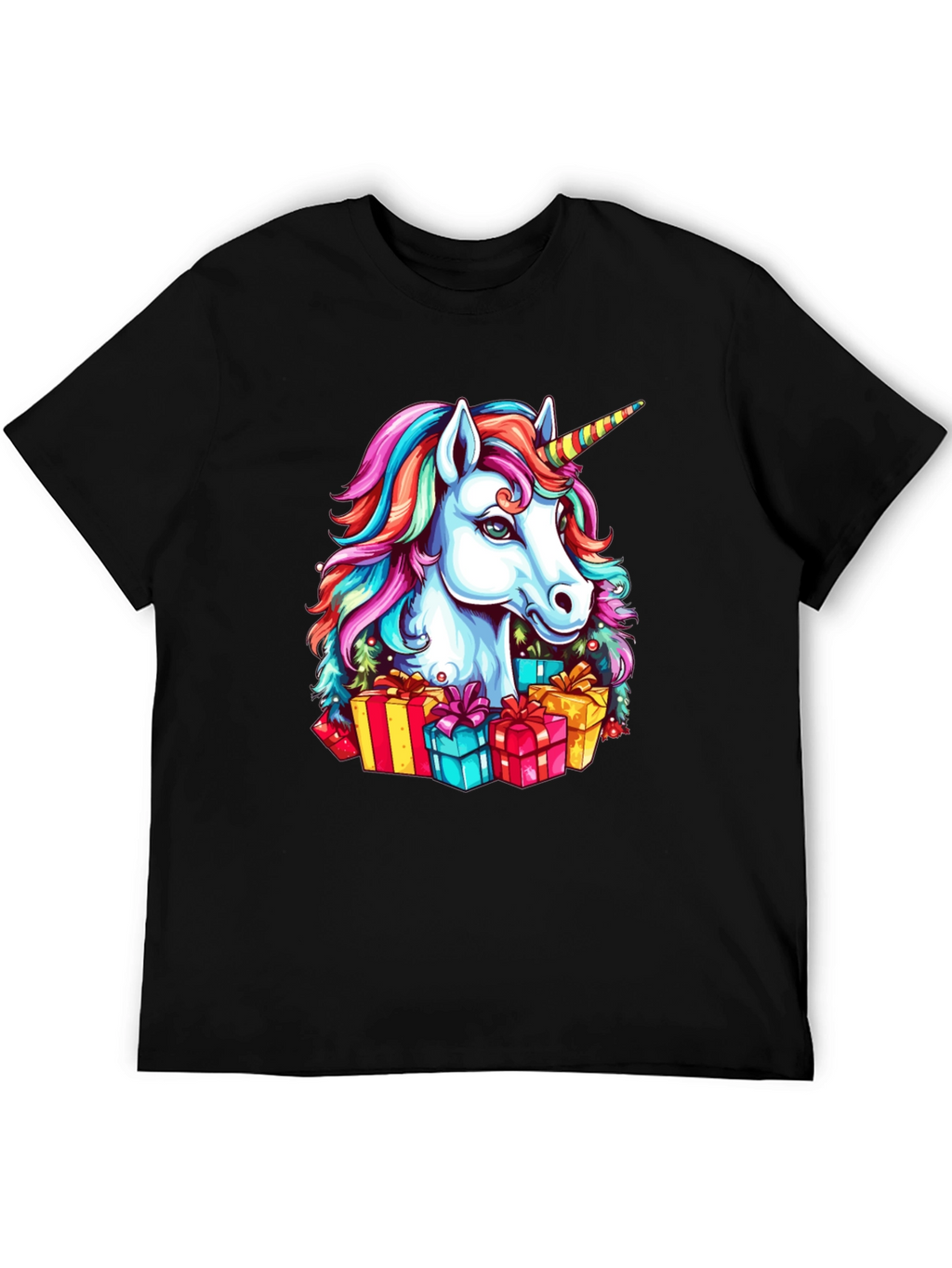 Unicorn Christmas Gifts Graphic T-Shirt