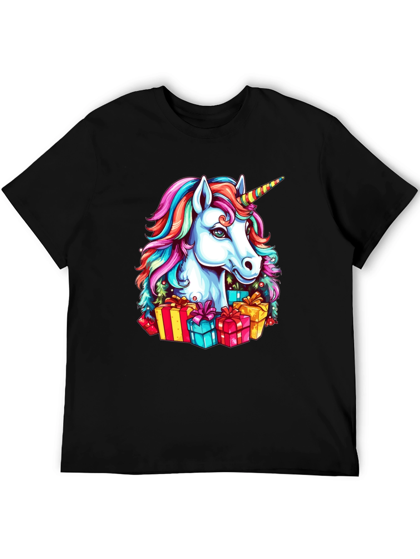 Unicorn Christmas Gifts Graphic T-Shirt
