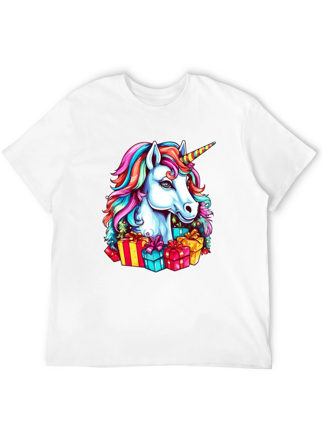 Unicorn Christmas Gifts Graphic T-Shirt