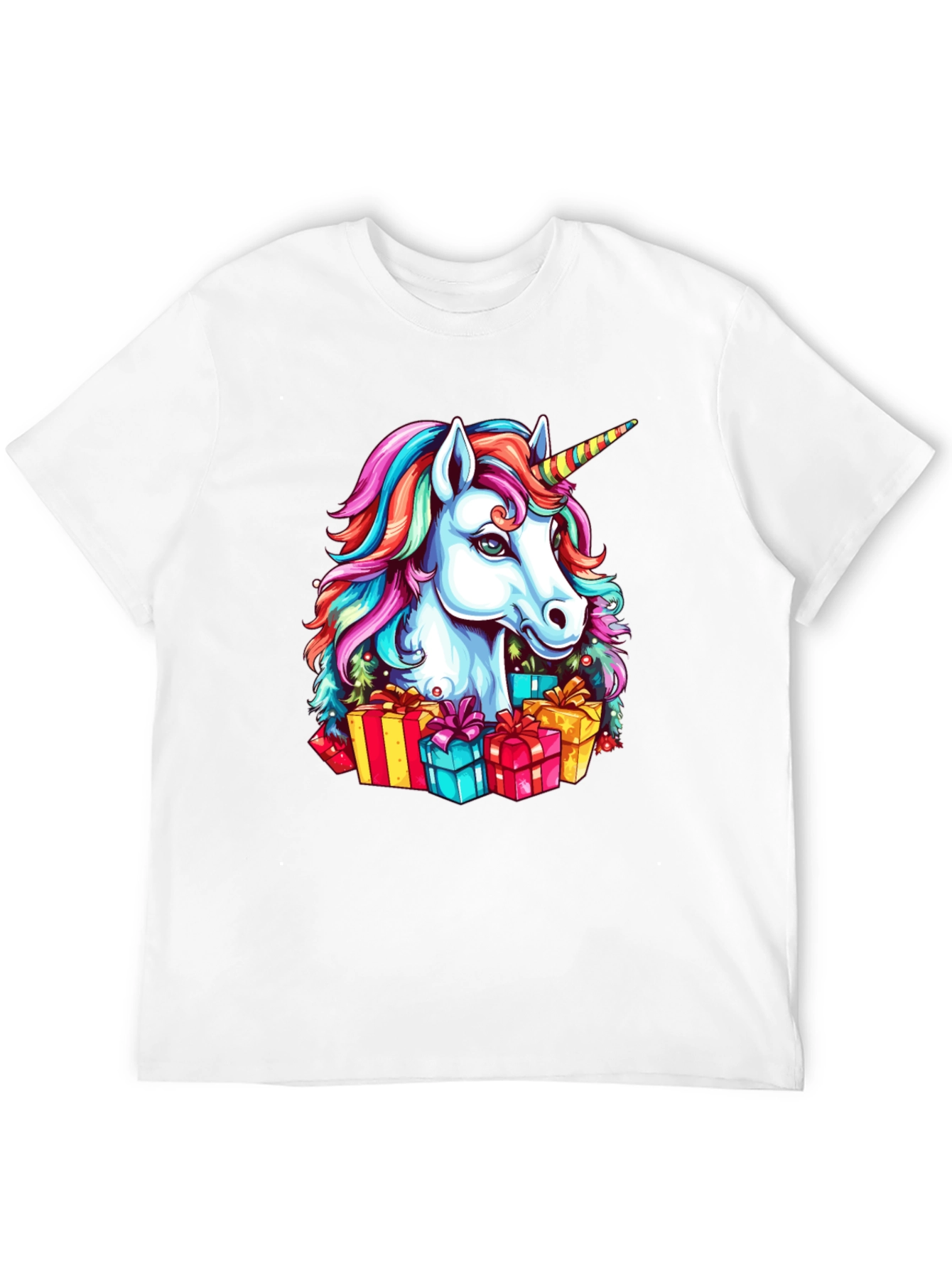 Unicorn Christmas Gifts Graphic T-Shirt