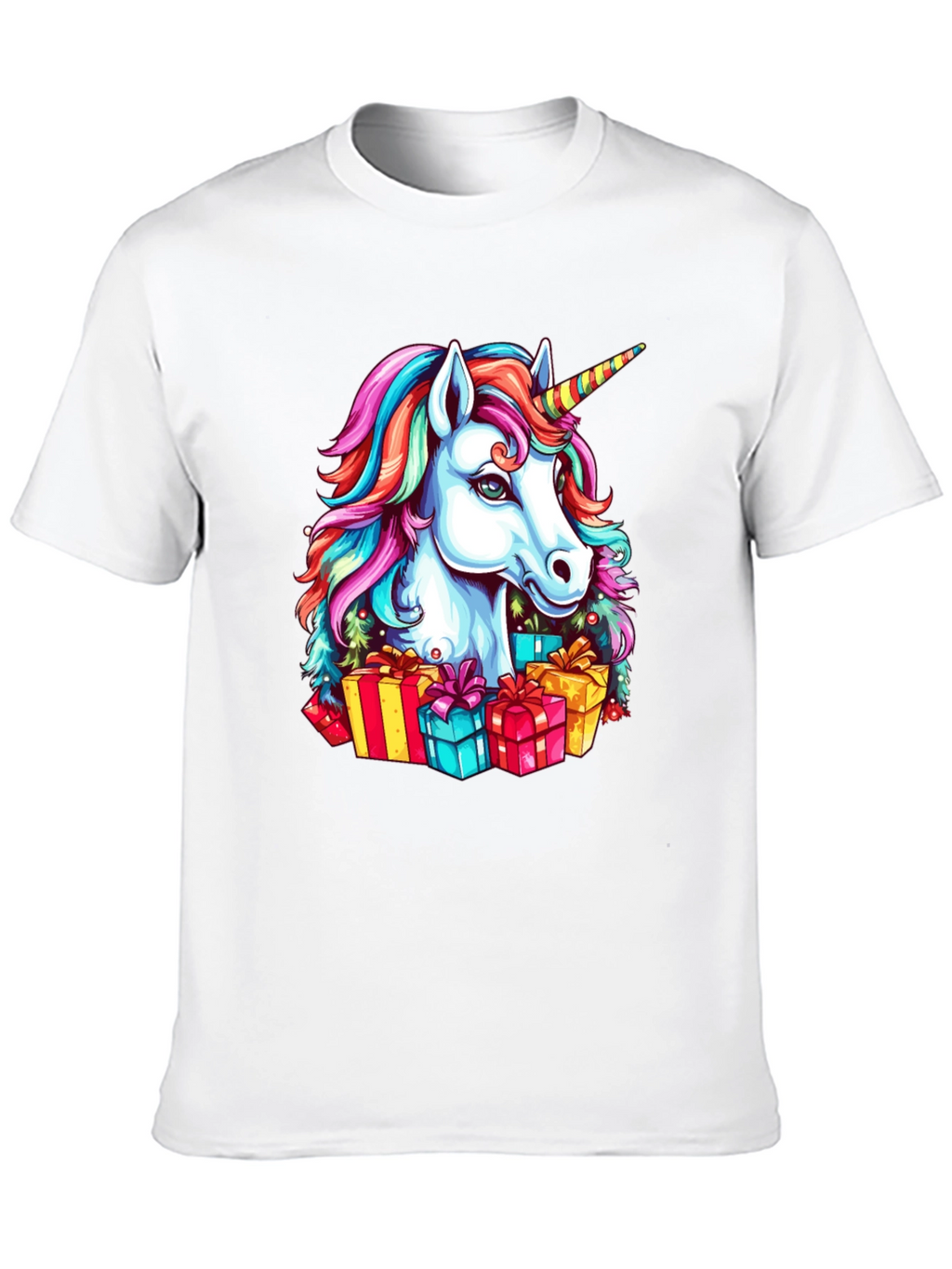 Unicorn Christmas Gifts Graphic T-Shirt