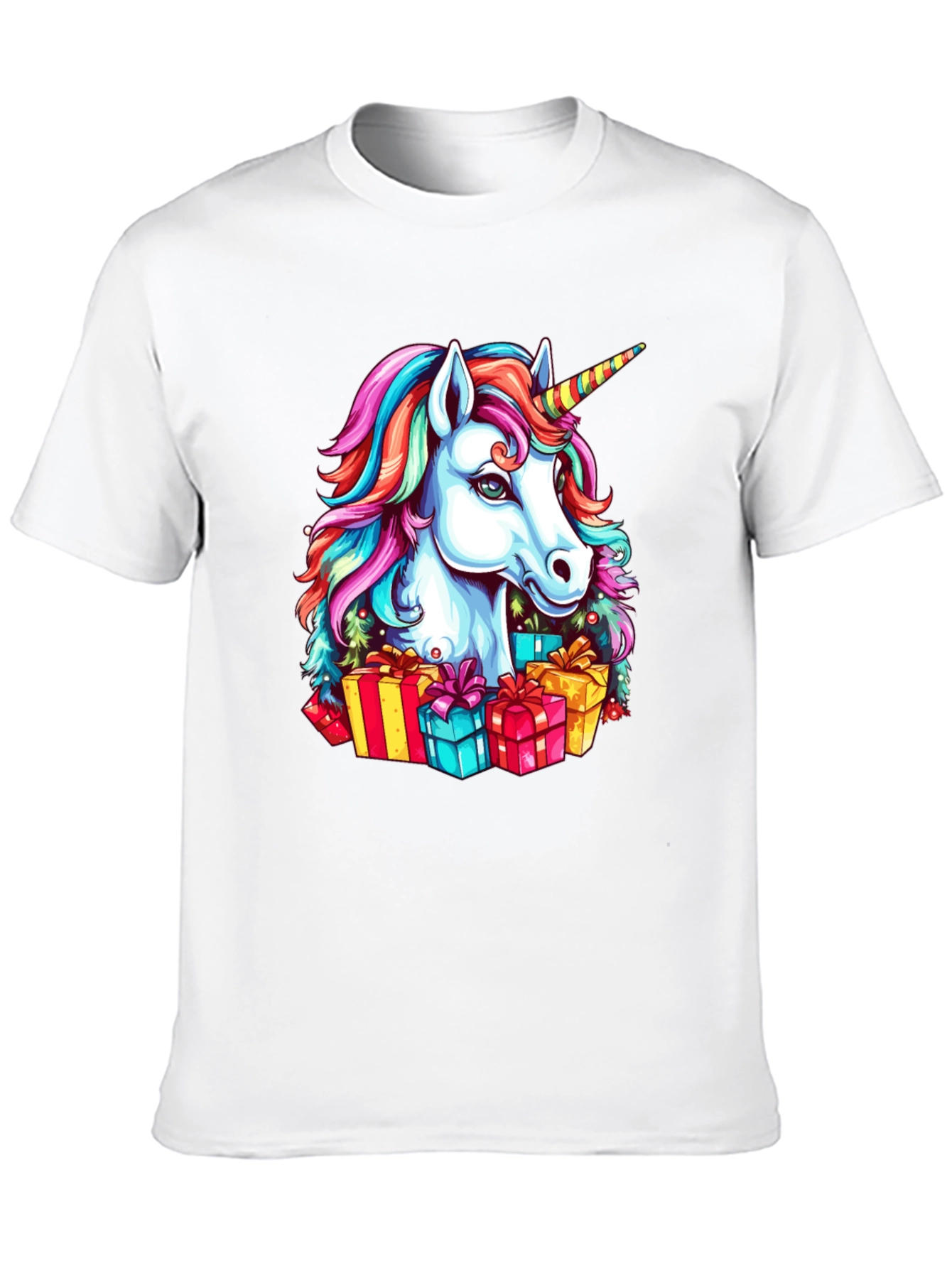 Unicorn Christmas Gifts Graphic T-Shirt
