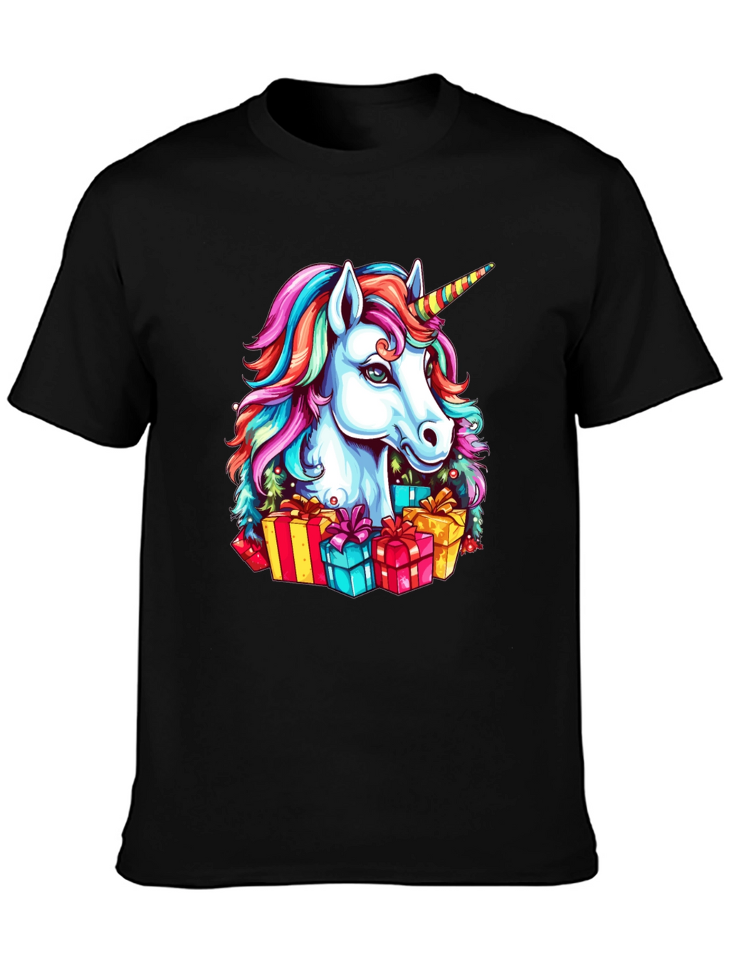 Unicorn Christmas Gifts Graphic T-Shirt