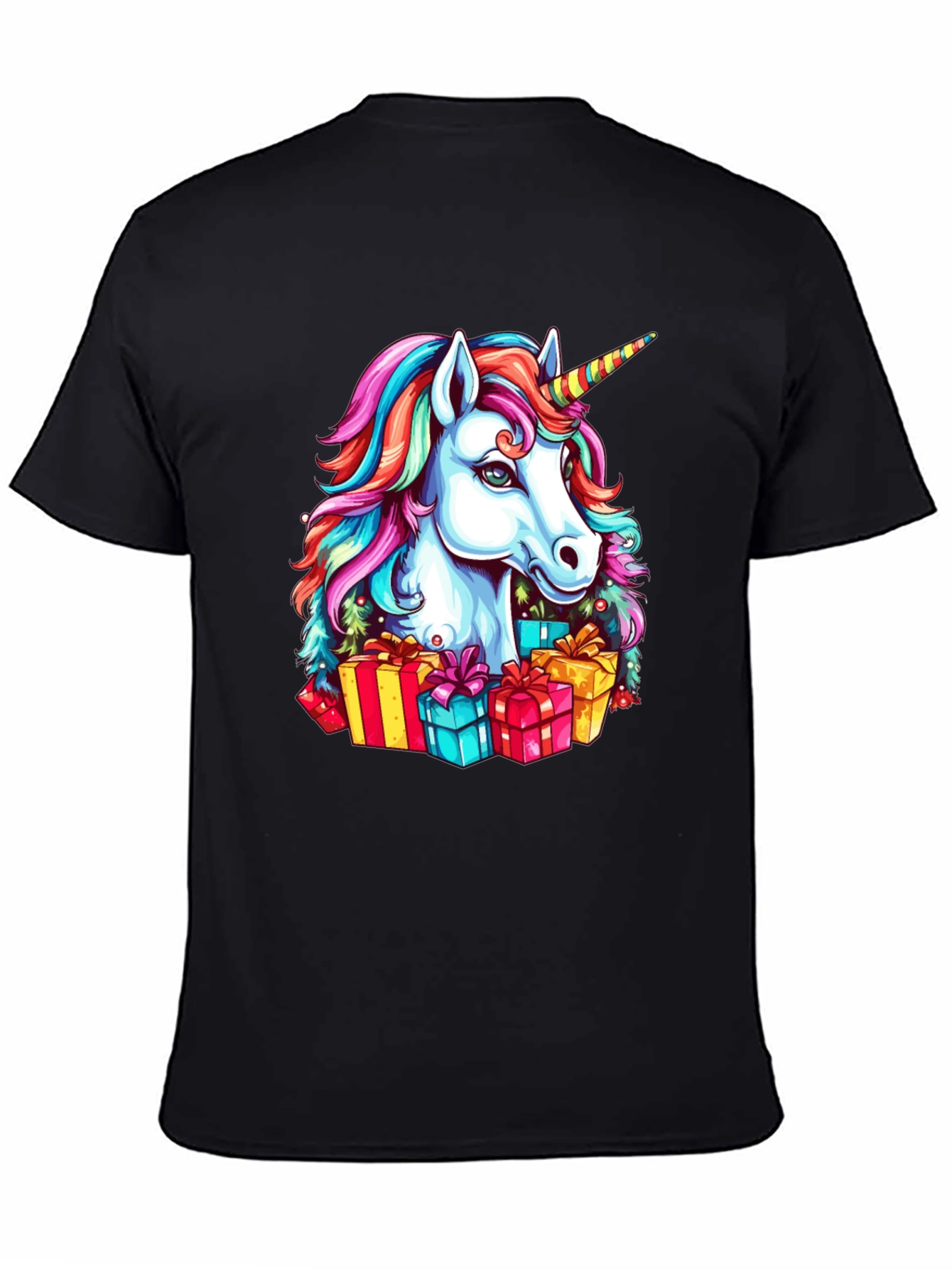 Unicorn Christmas Gifts Graphic T-Shirt