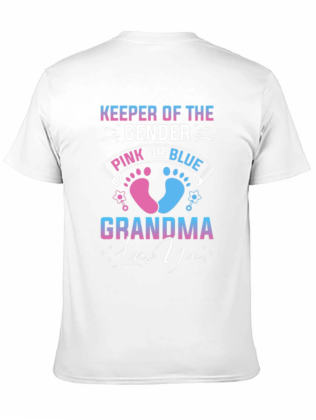 Gender Reveal Grandma T-Shirt - Keeper of the Gender