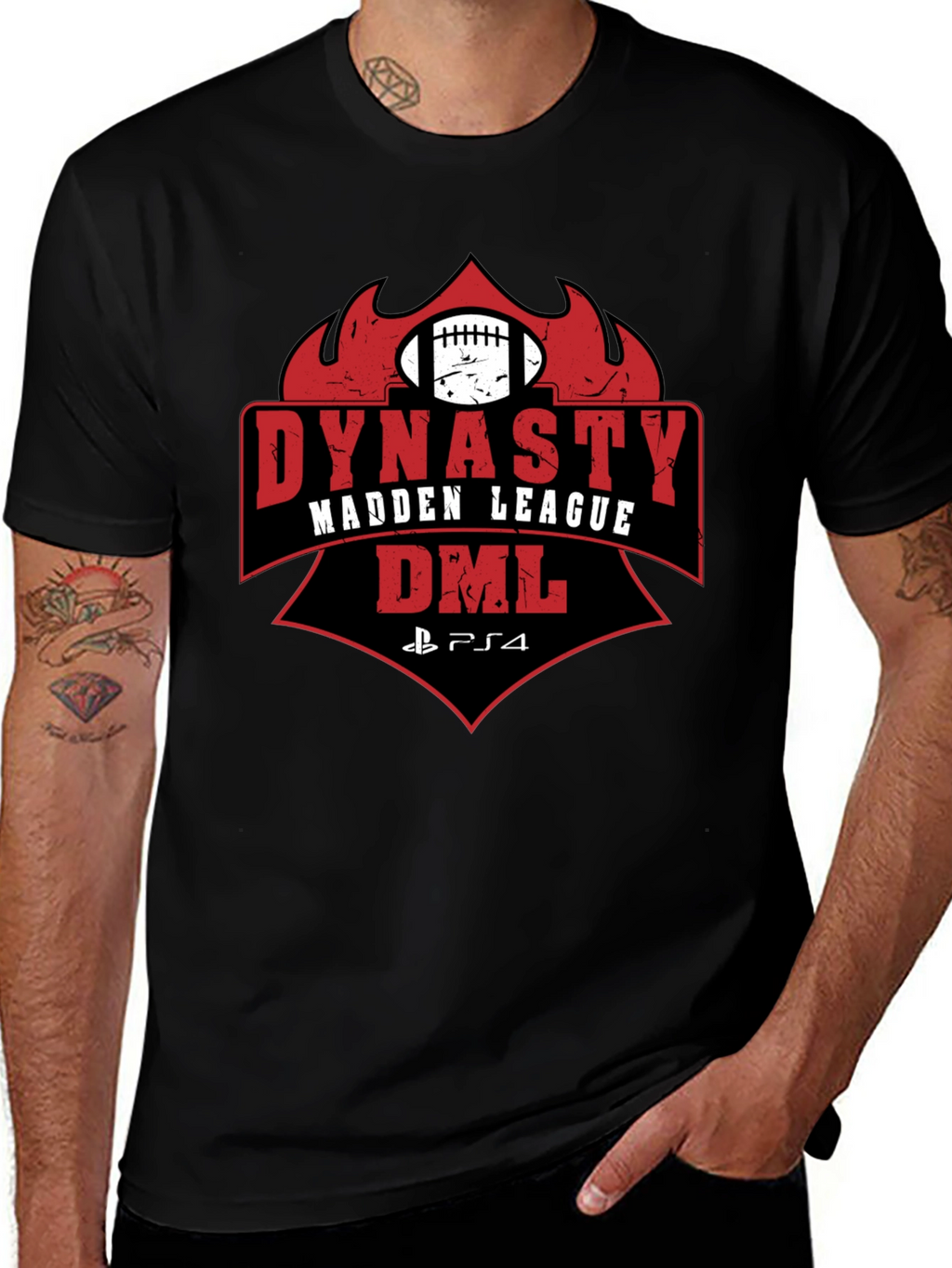 Dynasty Madden League DML PS4 T-Shirt