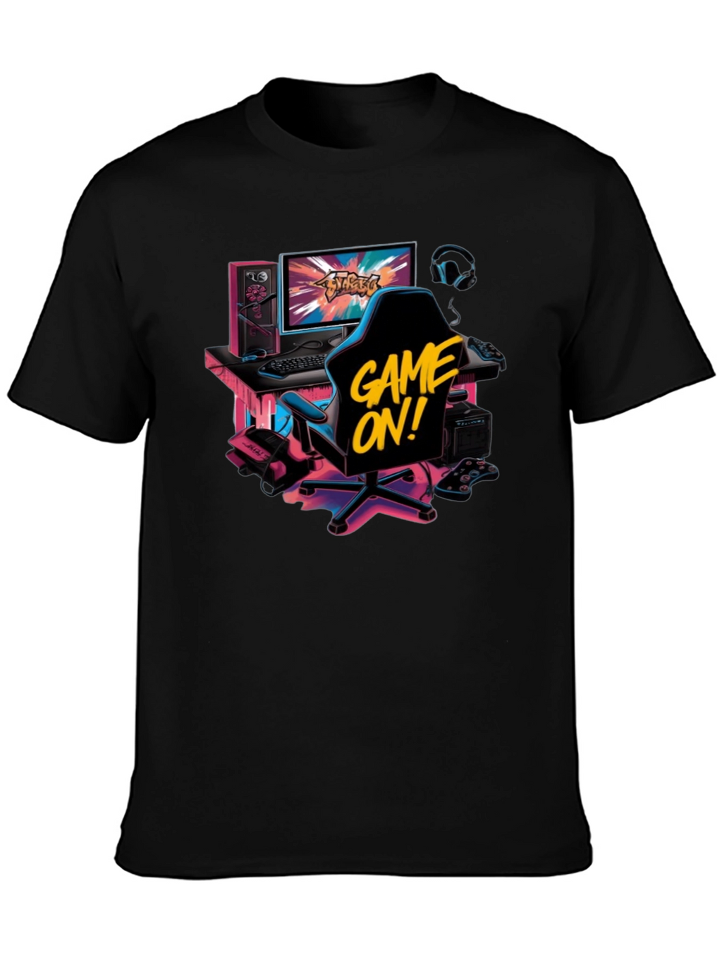 Game On! Graphic Print T-Shirt