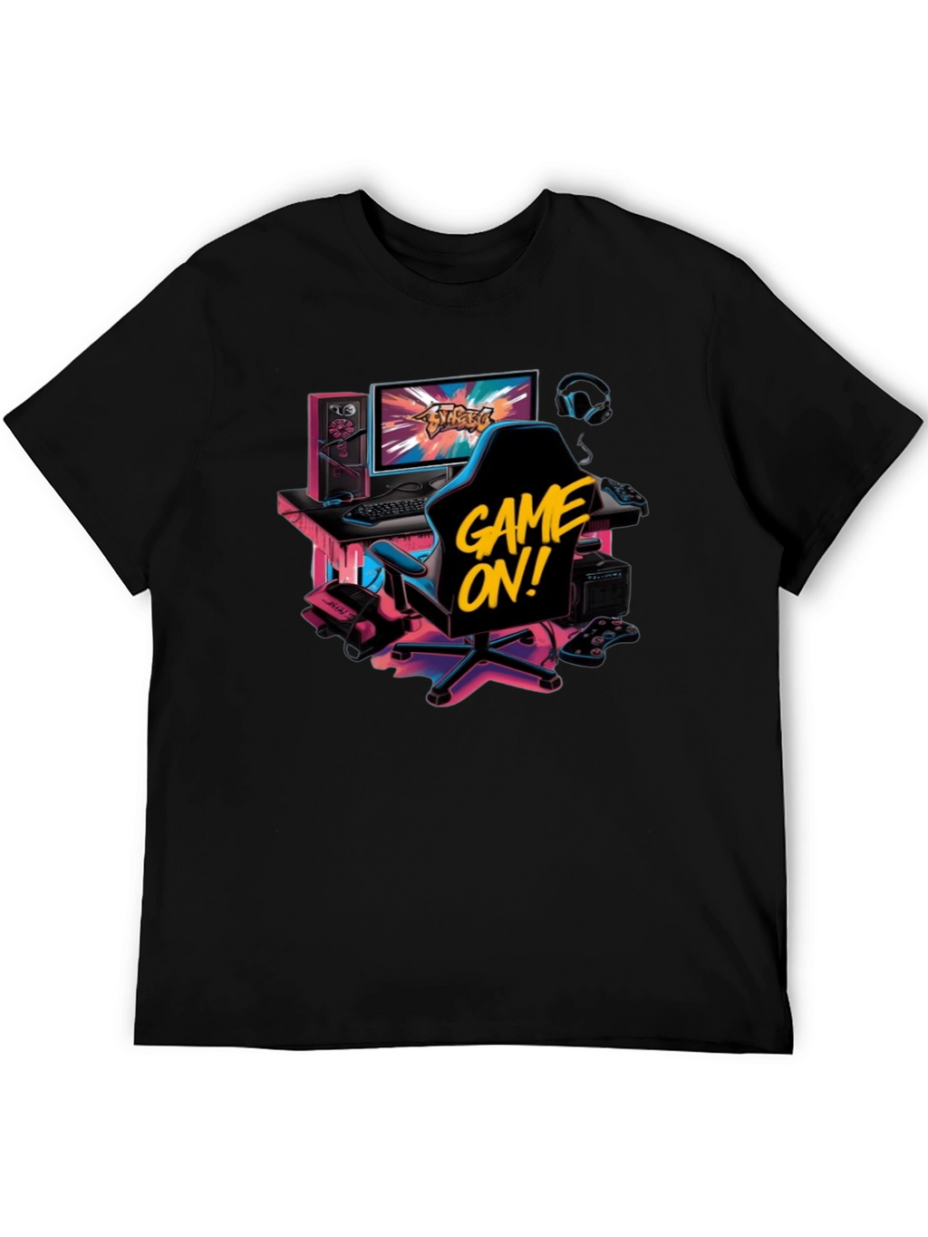 Game On! Graphic Print T-Shirt