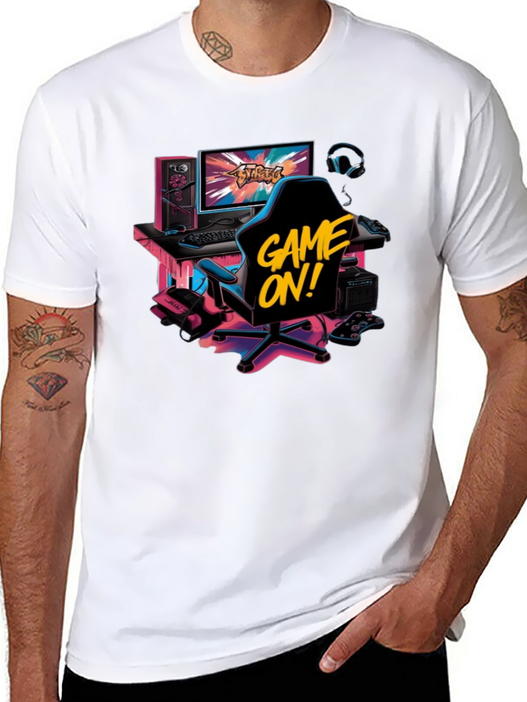 Game On! Graphic Print T-Shirt
