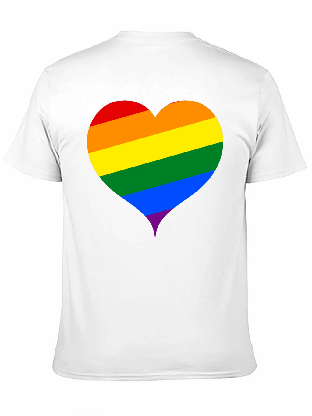 Pride Heart T-Shirt - Black LGBTQ+ Love Tee
