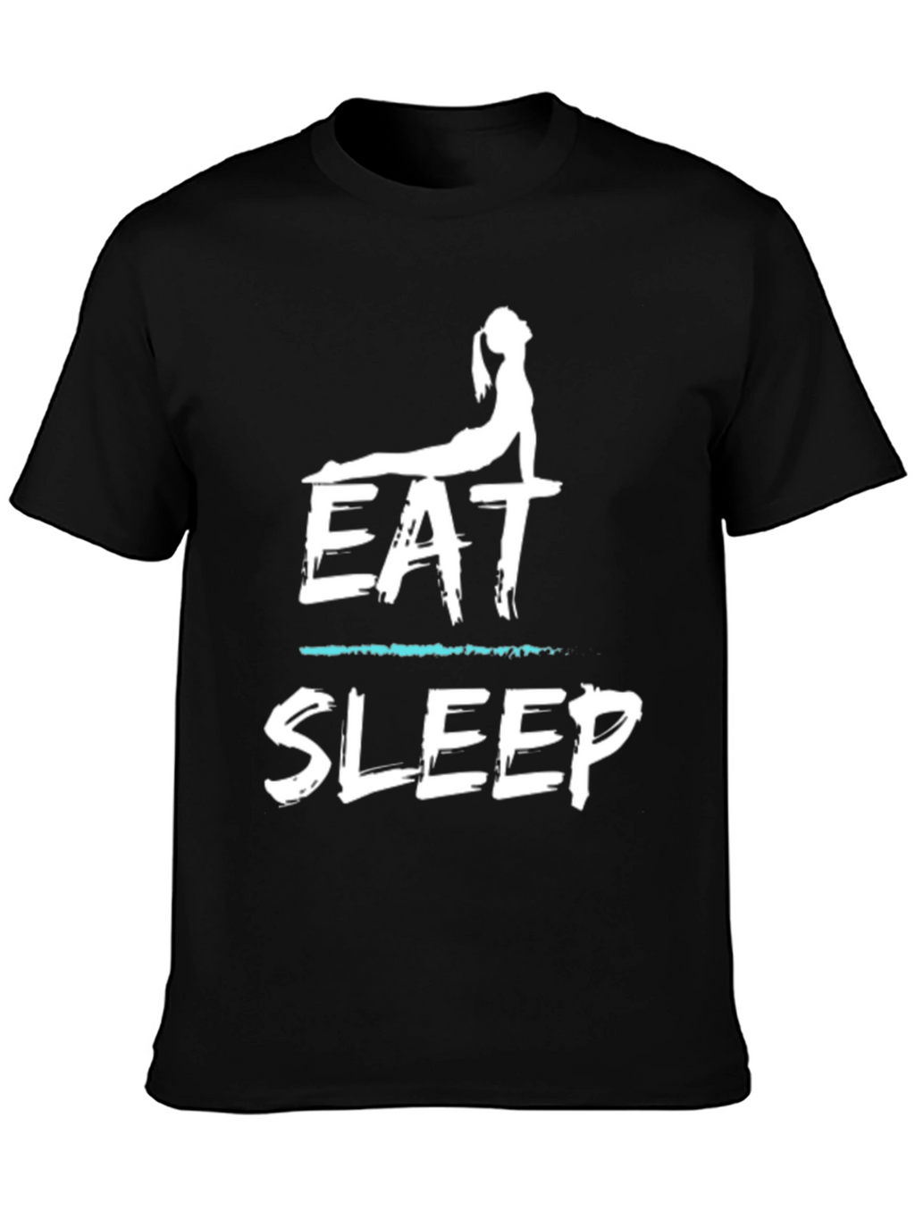 Eat Sleep Yoga T-Shirt Funny Gym Tee