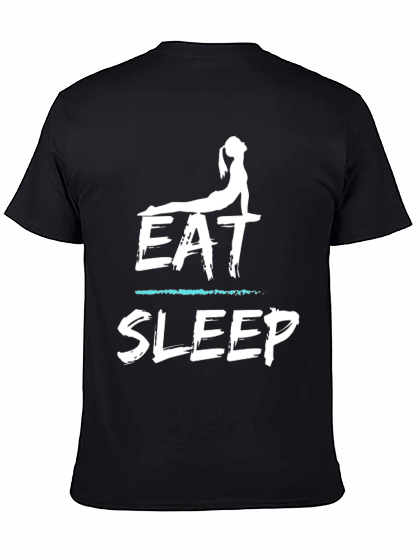 Eat Sleep Yoga T-Shirt Funny Gym Tee