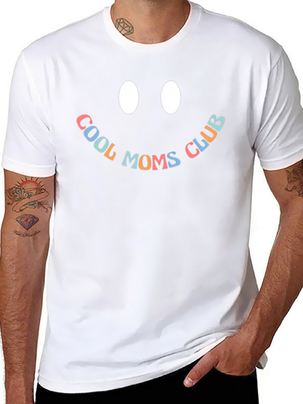 Cool Moms Club Black Graphic Tee