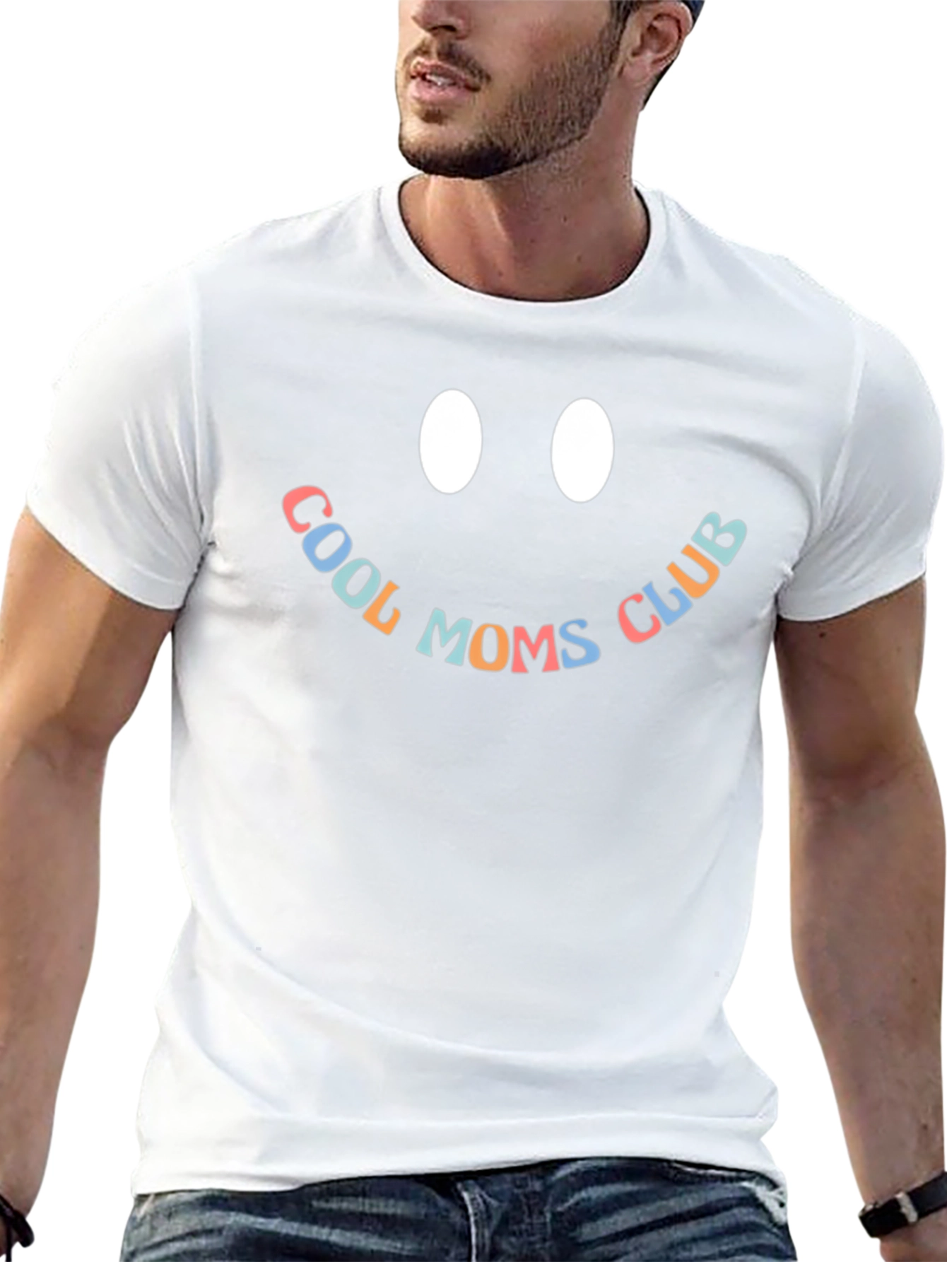Cool Moms Club Black Graphic Tee