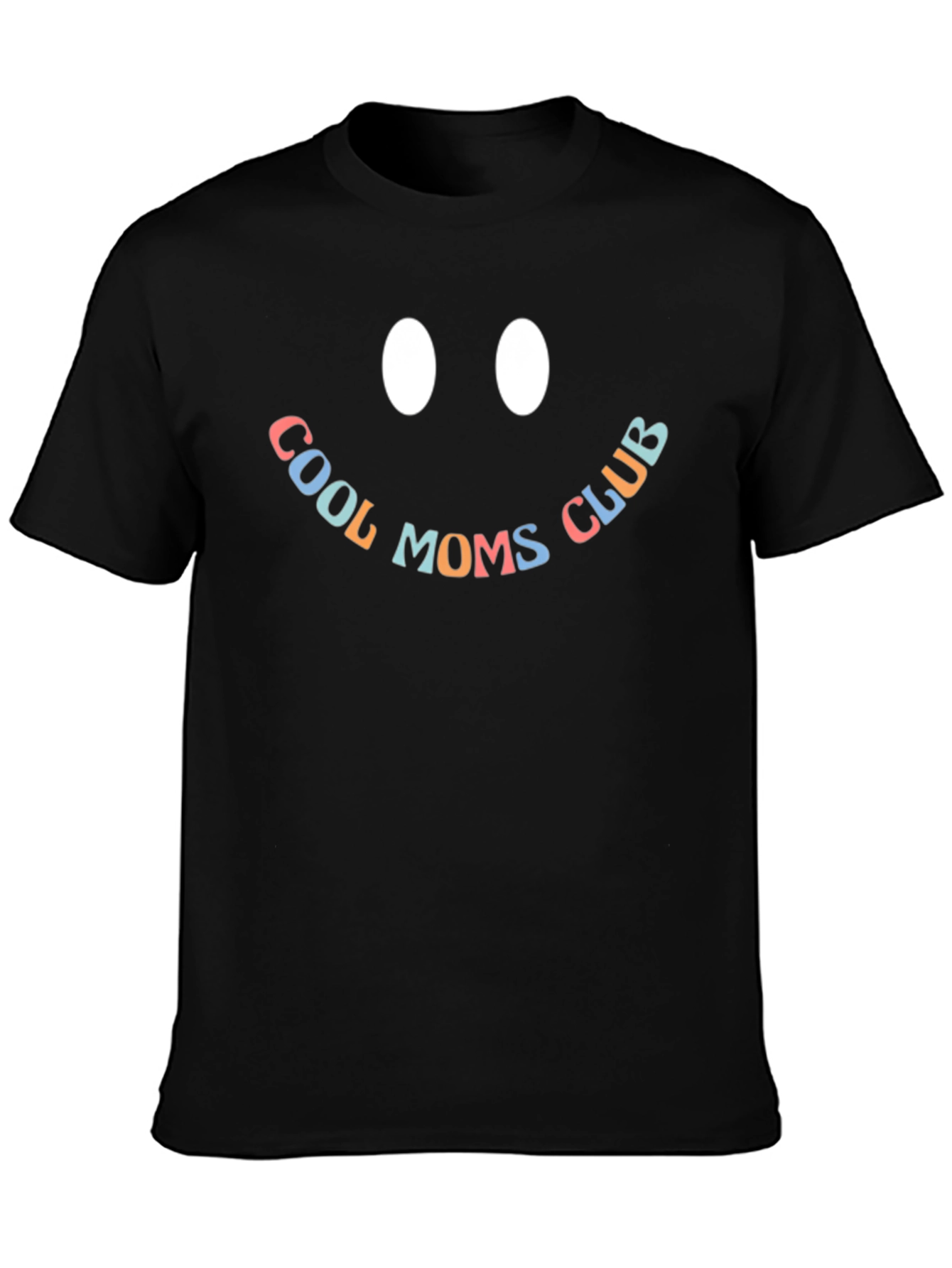 Cool Moms Club Black Graphic Tee