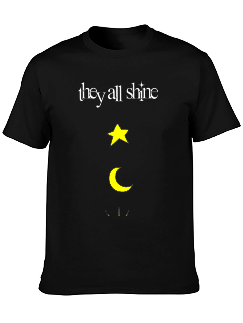 They All Shine Star & Moon Graphic Tee