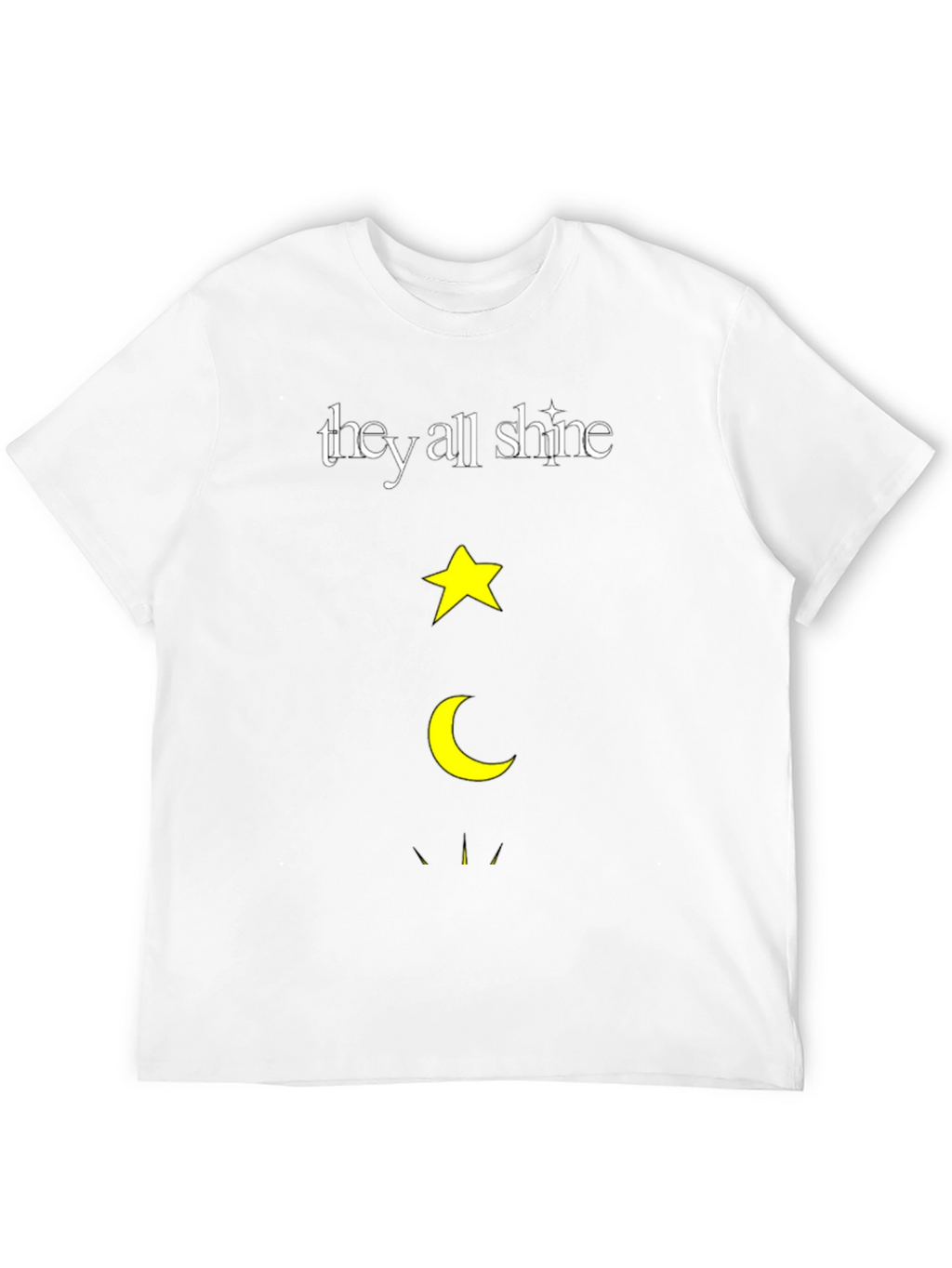 They All Shine Star & Moon Graphic Tee
