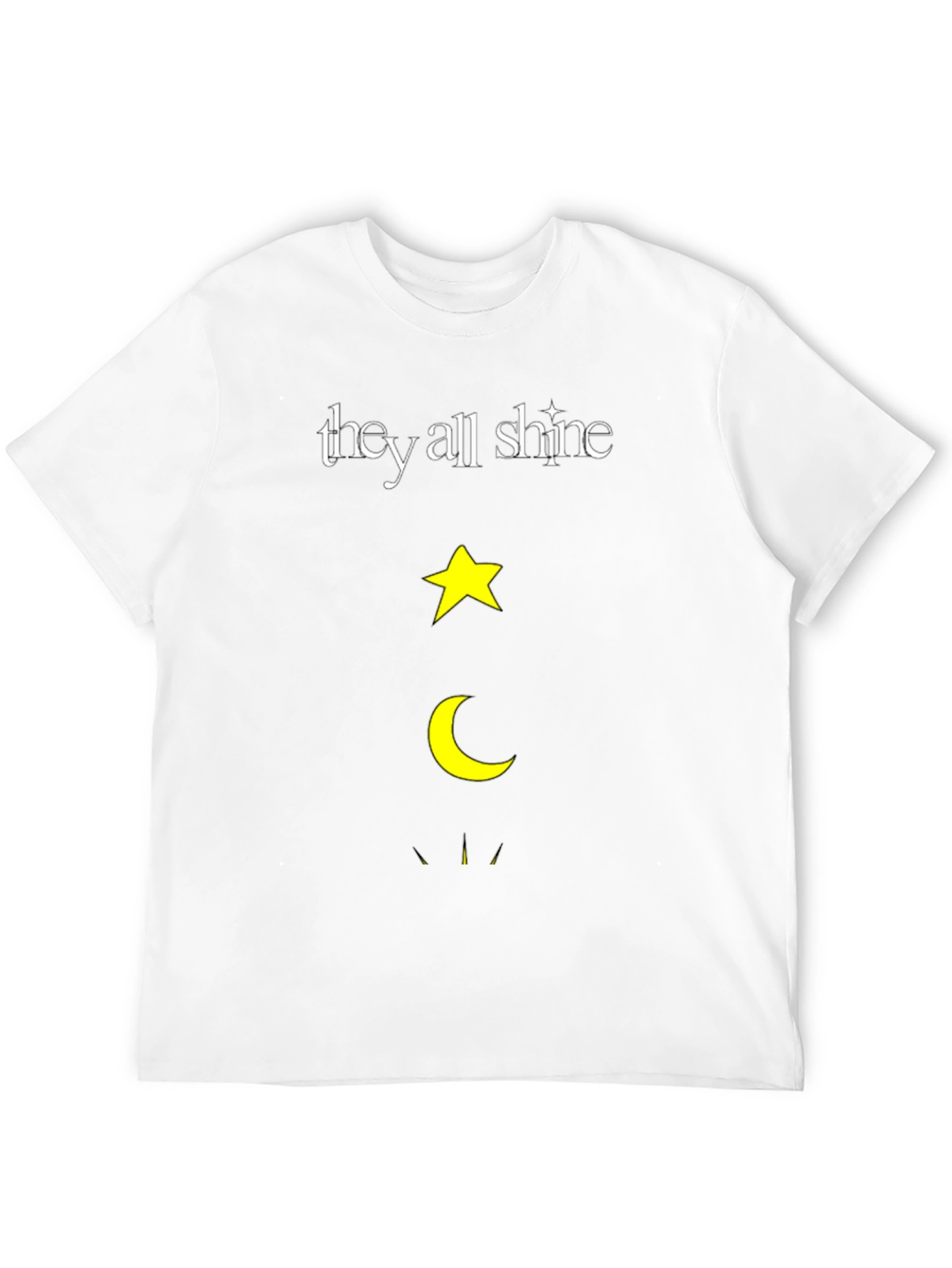 They All Shine Star & Moon Graphic Tee