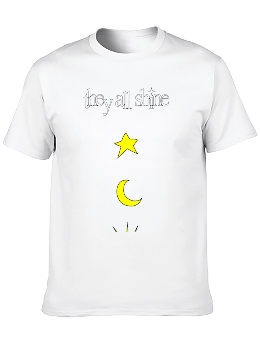 They All Shine Star & Moon Graphic Tee