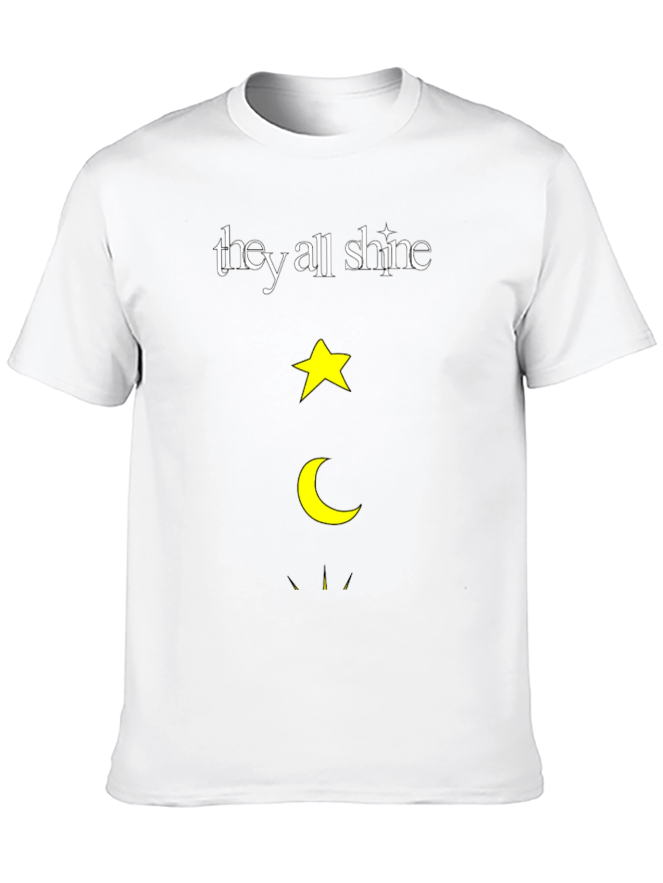 They All Shine Star & Moon Graphic Tee