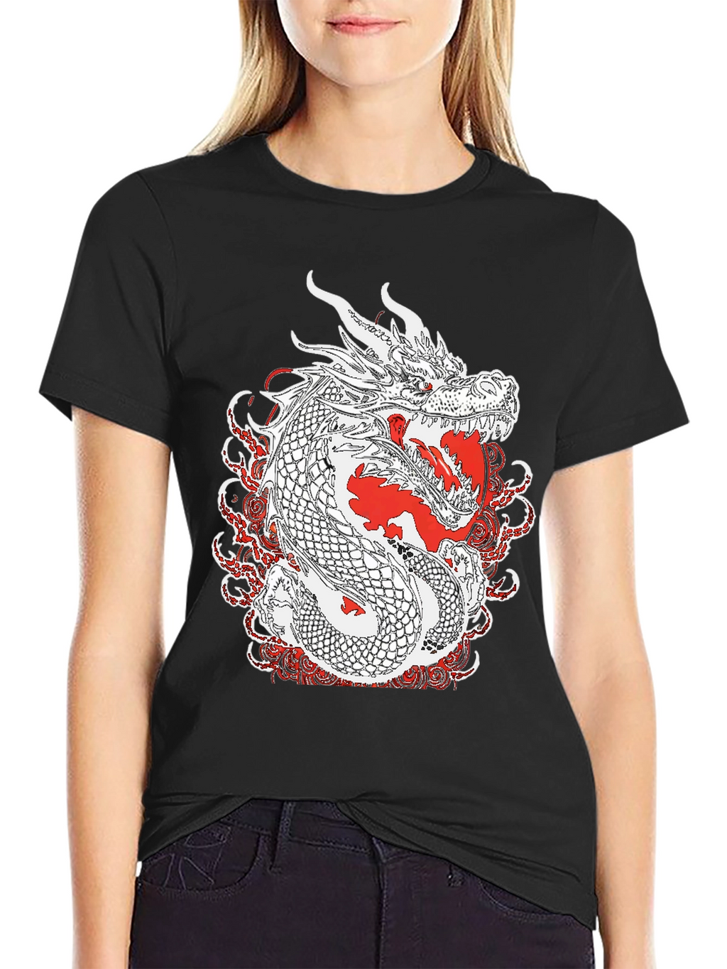 Dragon Graphic T-Shirt - Cool Casual Tee