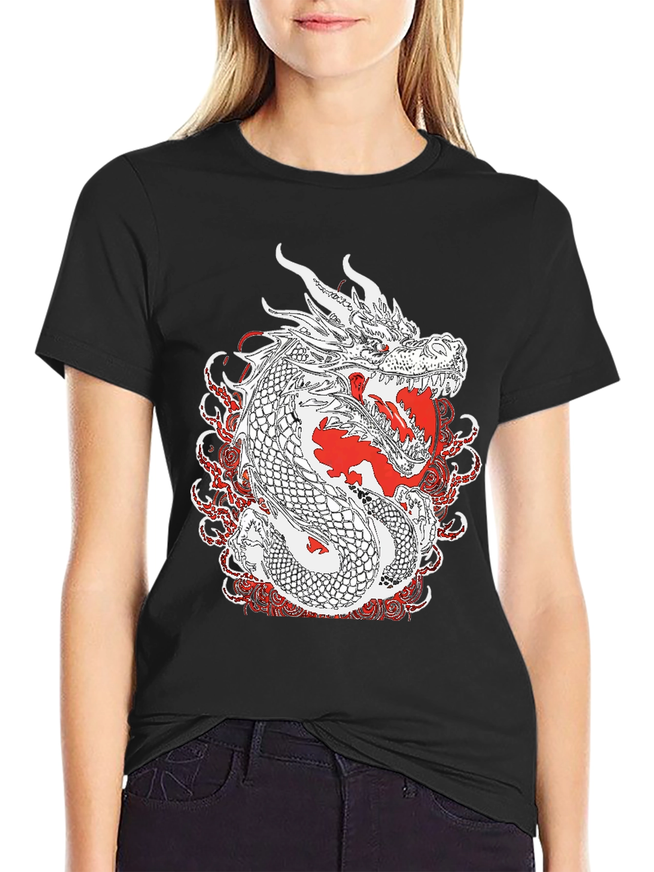 Dragon Graphic T-Shirt - Cool Casual Tee