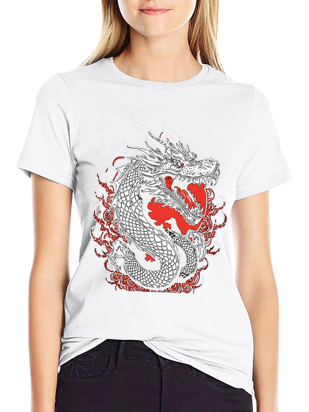 Dragon Graphic T-Shirt - Cool Casual Tee