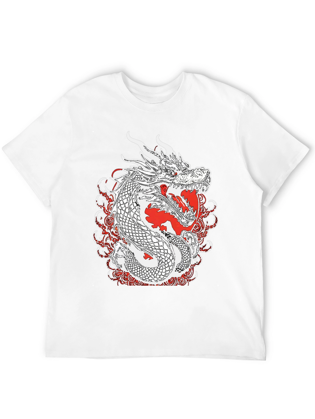 Dragon Graphic T-Shirt - Cool Casual Tee