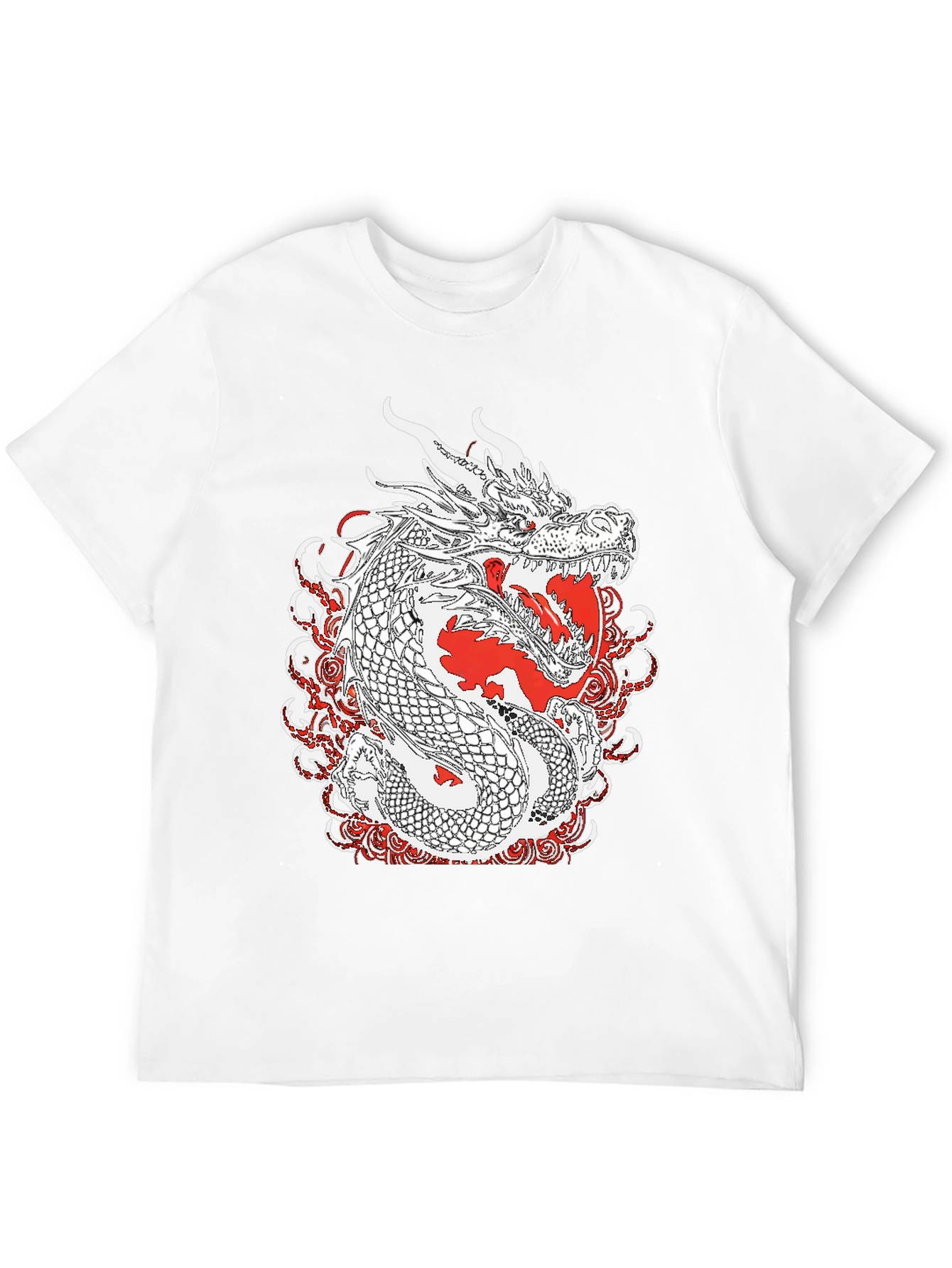 Dragon Graphic T-Shirt - Cool Casual Tee