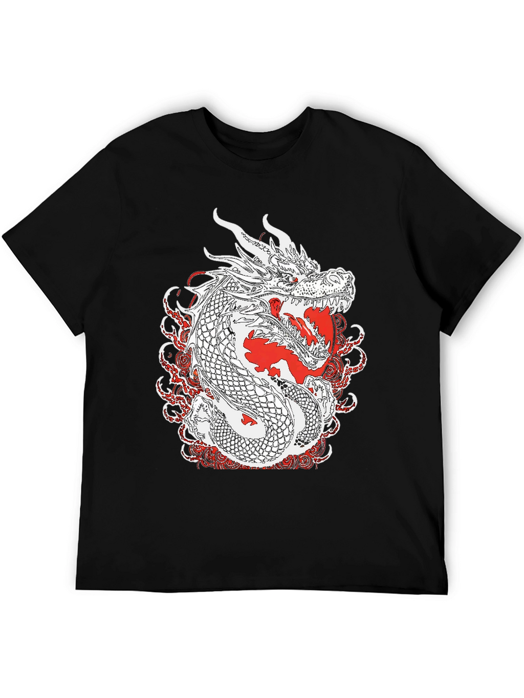 Dragon Graphic T-Shirt - Cool Casual Tee