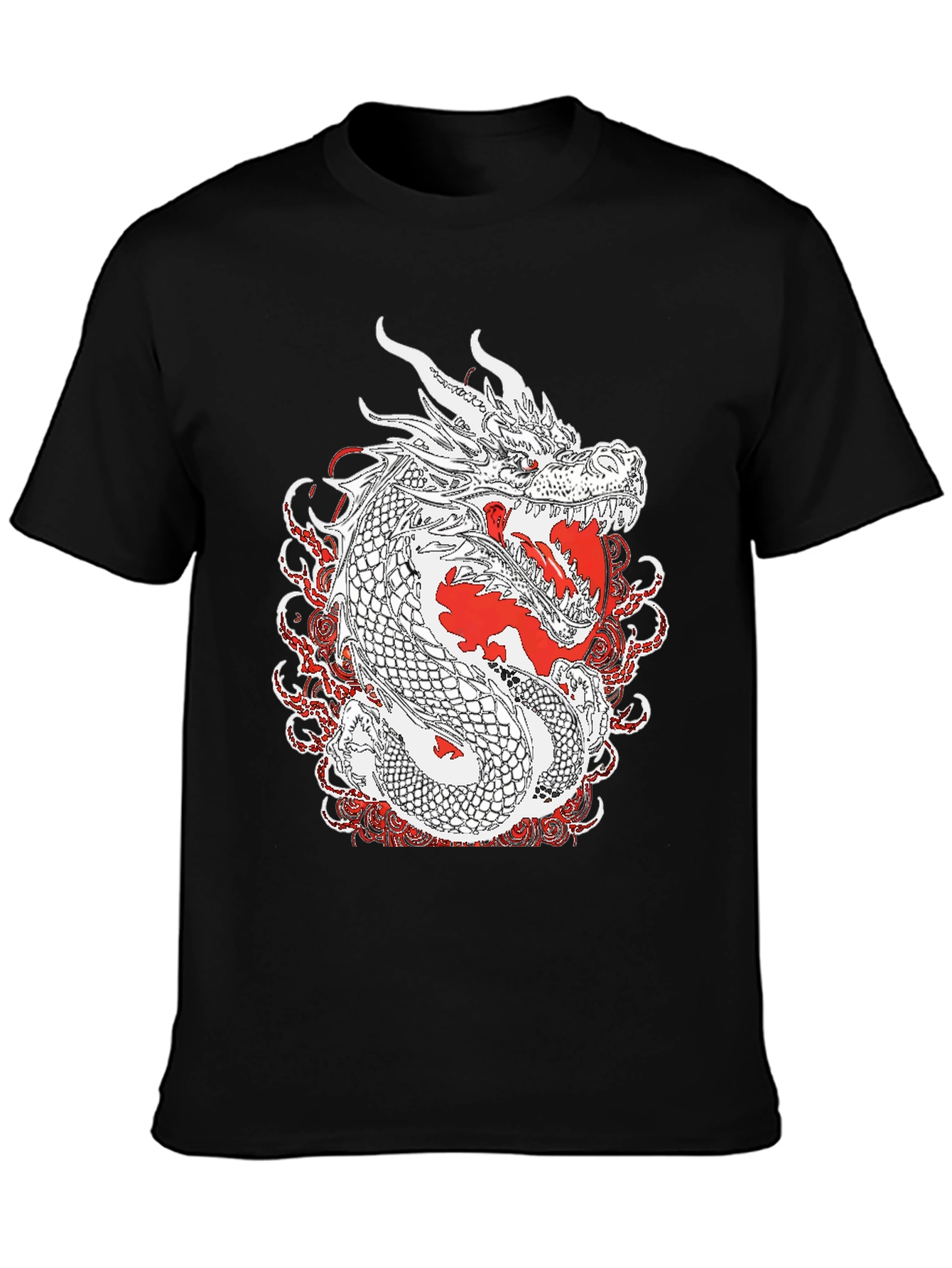 Dragon Graphic T-Shirt - Cool Casual Tee