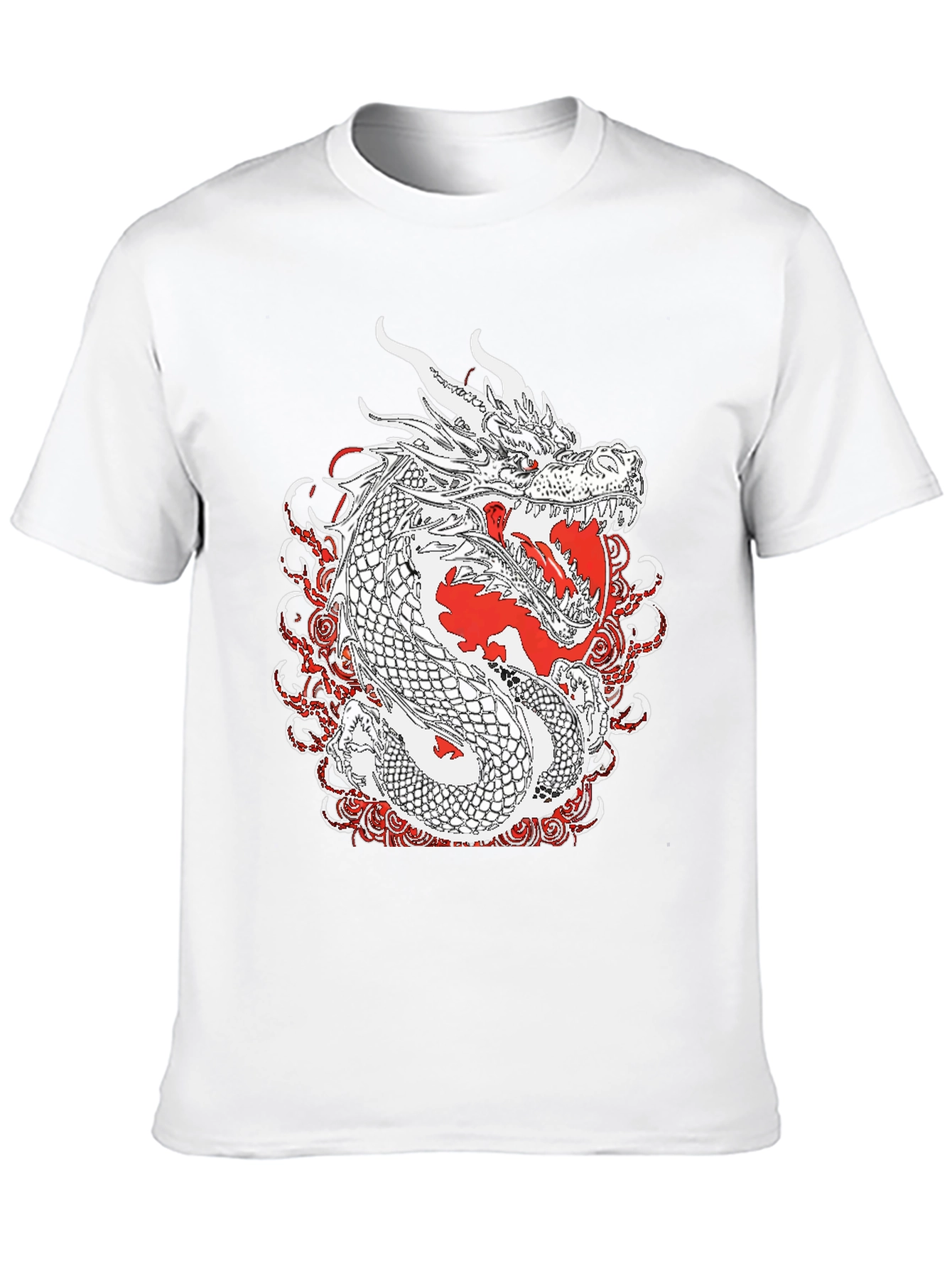 Dragon Graphic T-Shirt - Cool Casual Tee