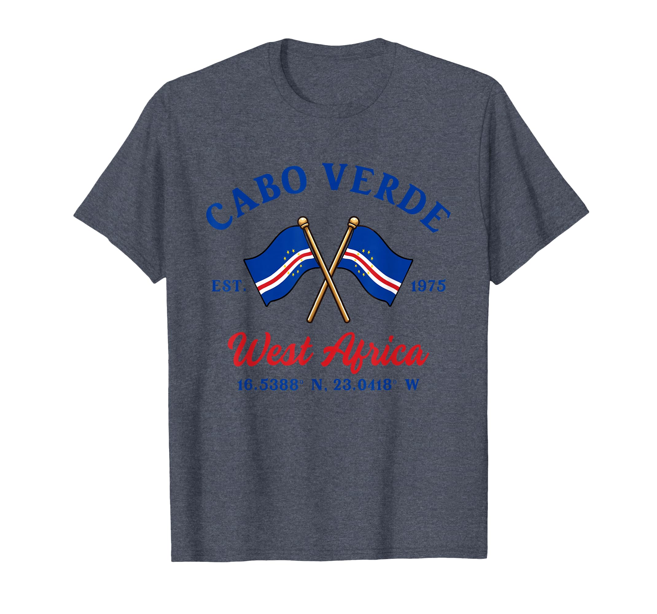 Cabo Verde Root Cross Flag T-Shirt