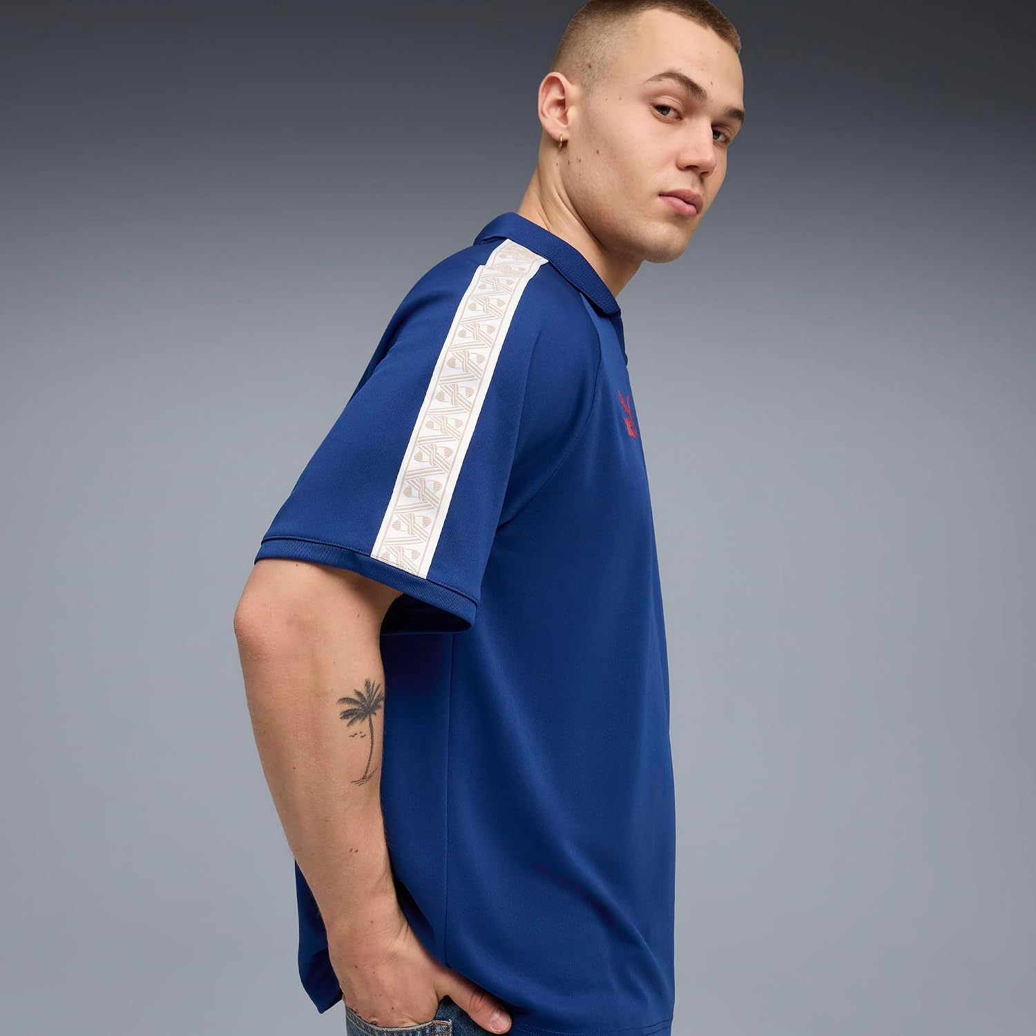 Men's Argentina Soccer Jersey - Casual Blue Cloth