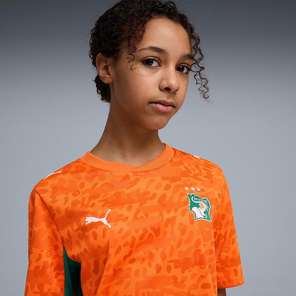 Kids Ivory Coast Home Soccer Jersey