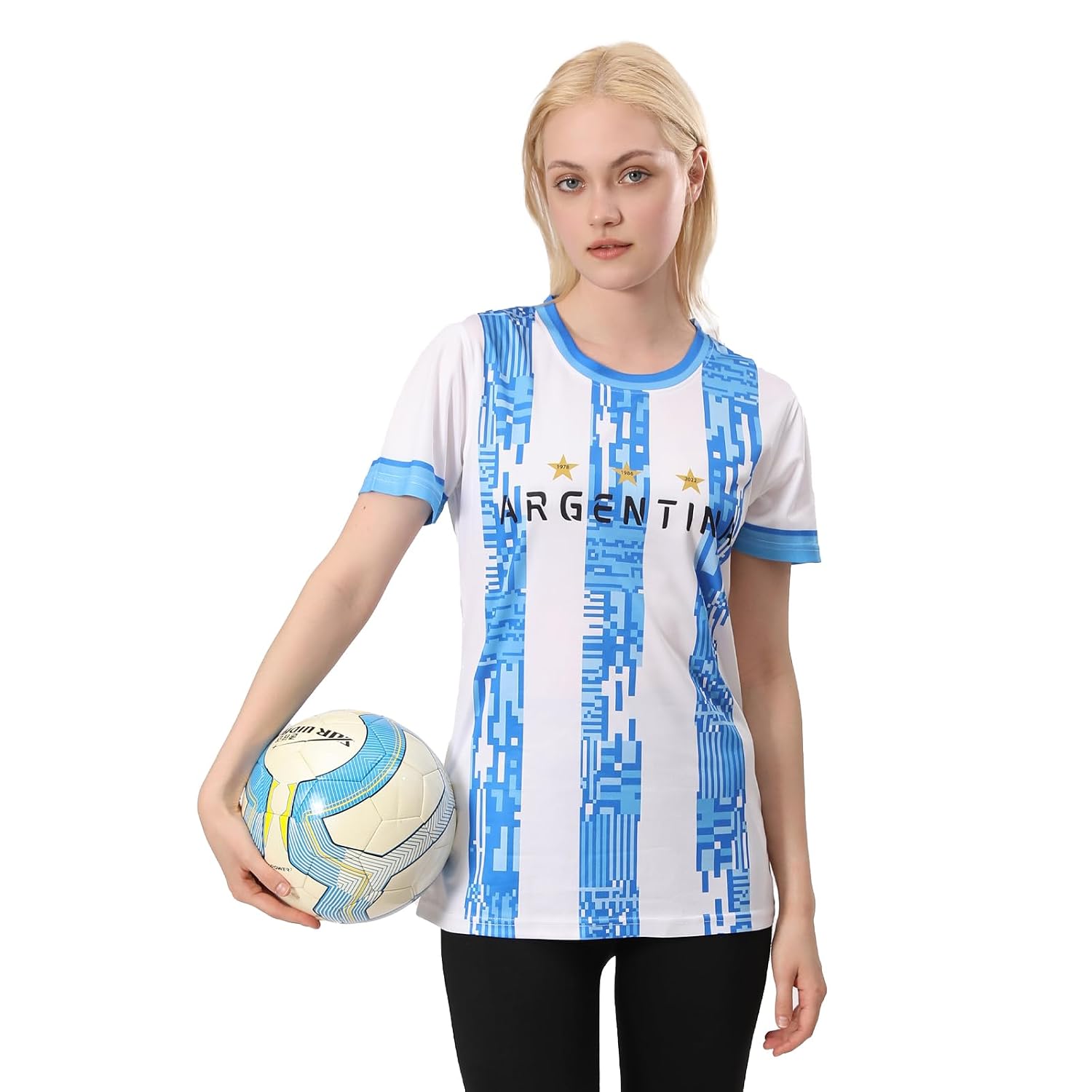 Women's Slim Fit Soccer Jersey Athletic T-Shirt