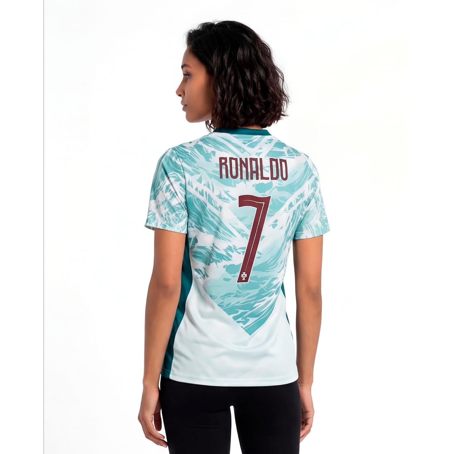 Women's Portugal Away Soccer Jersey - Replica Style Cloth