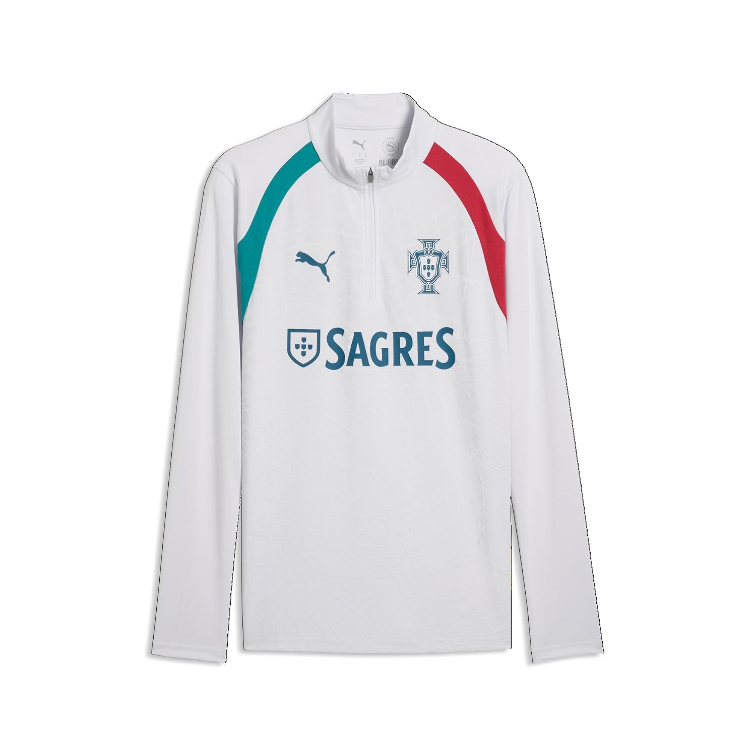 Men's Portugal Training 1/4 Zip Soccer Jersey Top