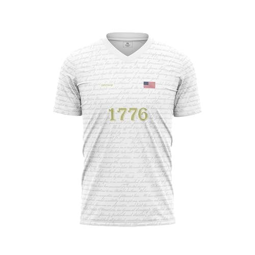 USA 1776 Independence T-Shirt Jersey White