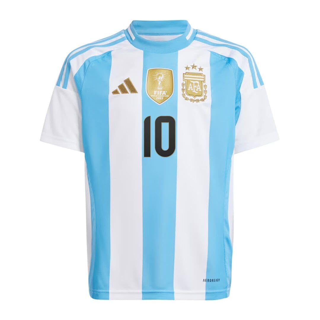 Youth Argentina Home Soccer Jersey