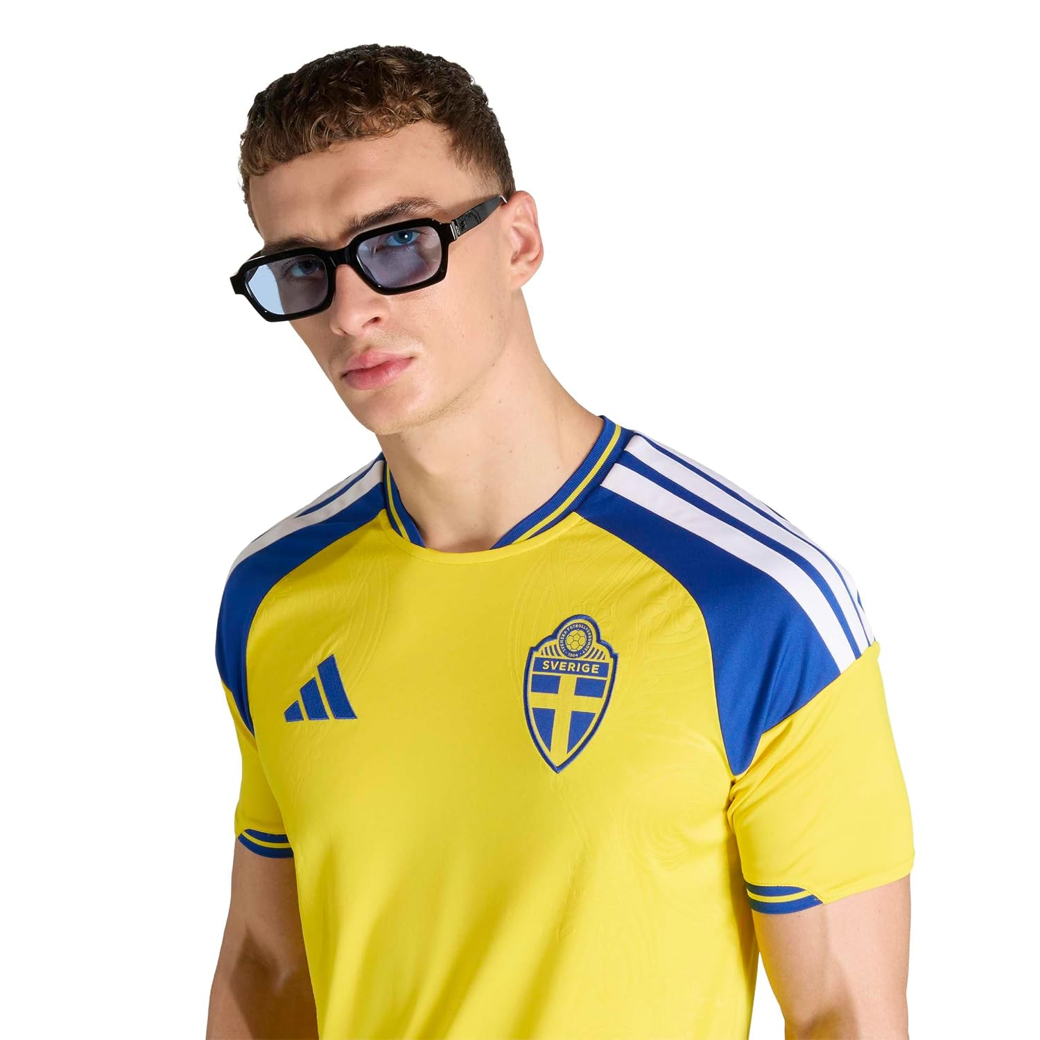 Men's Sweden Home Soccer Jersey