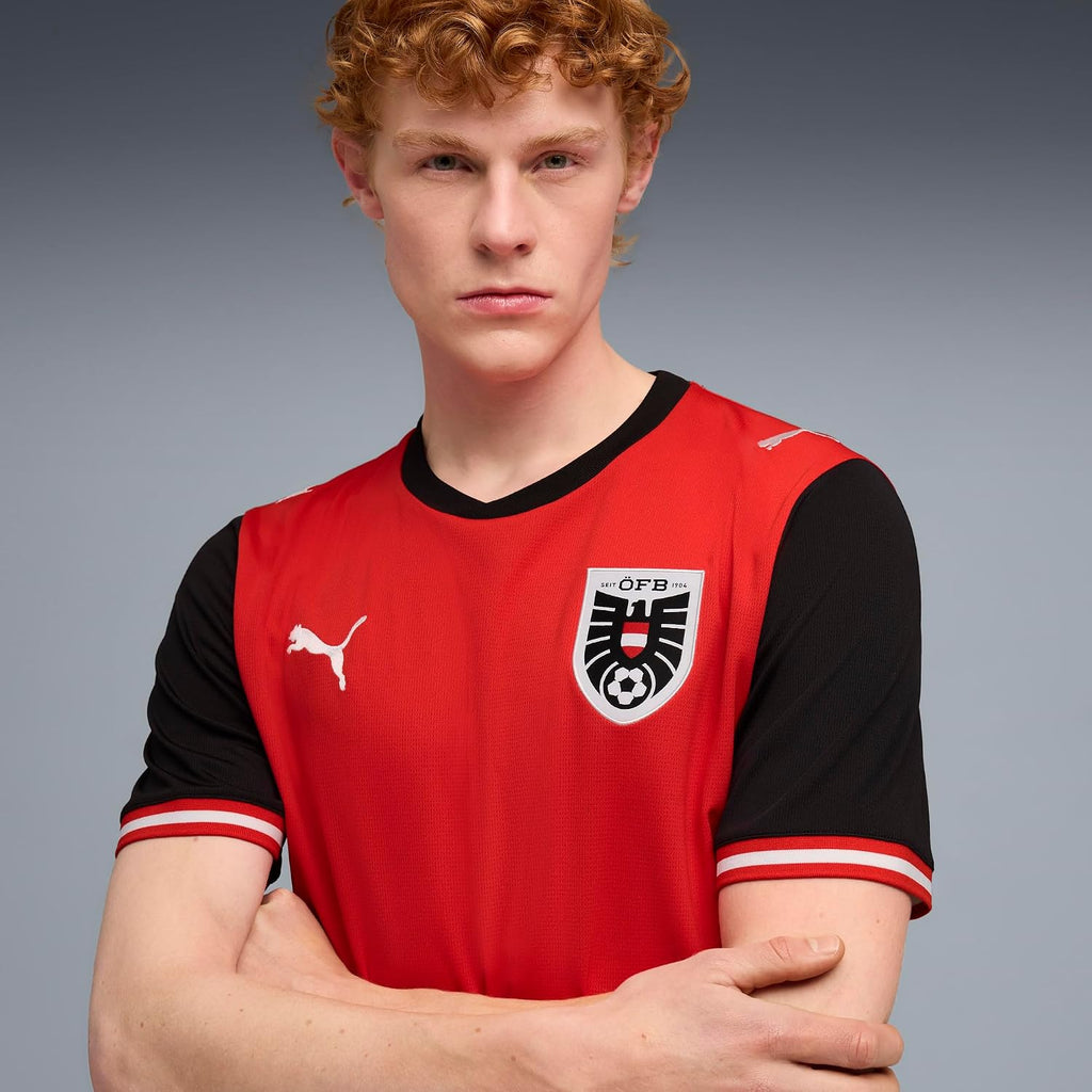 Men's Austria National Team Home Soccer Jersey
