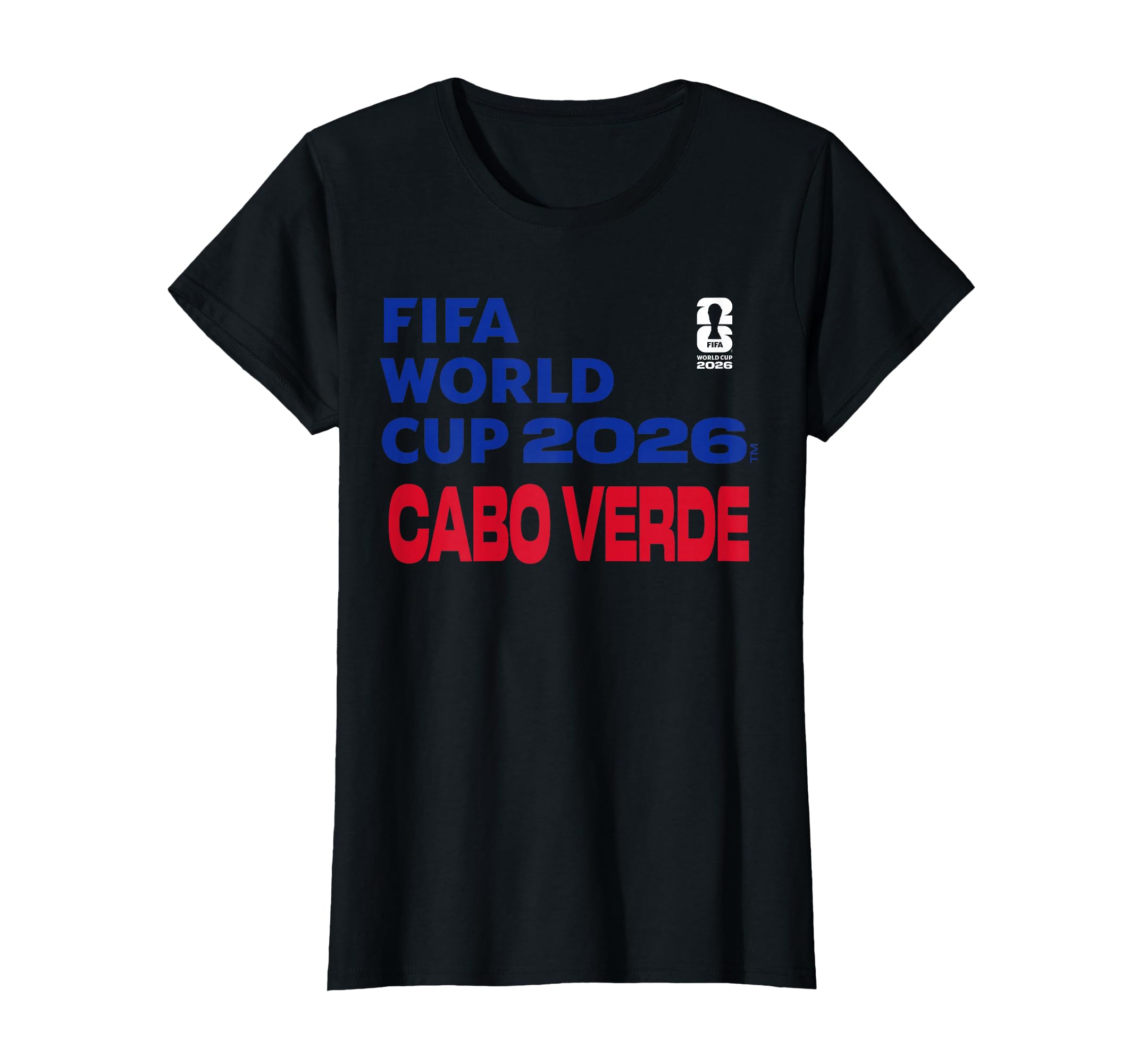 Cabo Verde World Cup 26 Block Letters T-Shirt