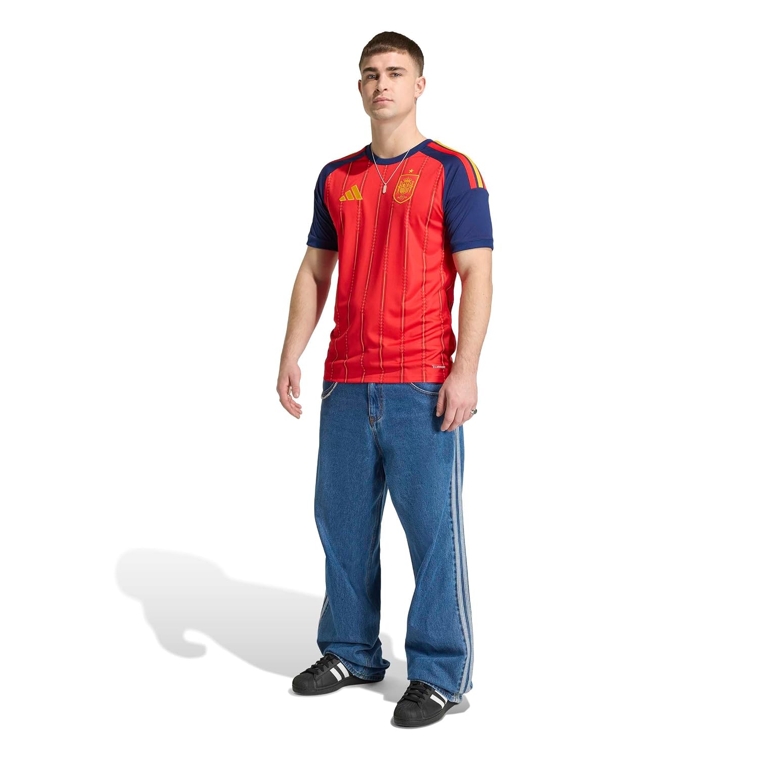 Men's Spain 26 Home Soccer Jersey