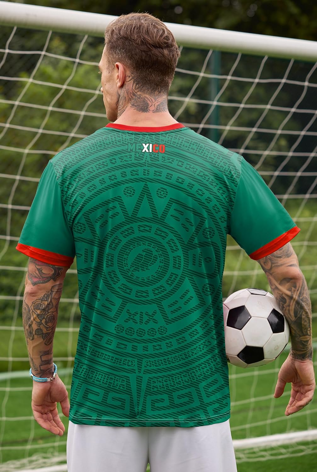 Men's Soccer Jersey Casual Streetwear T-Shirt, Durable Cloth (S-XXL)