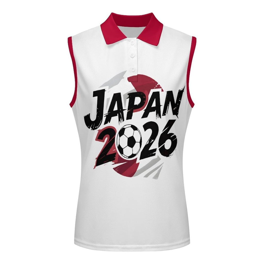 Sleeveless Soccer Jersey for Women - Graphic Tank Top for Fans