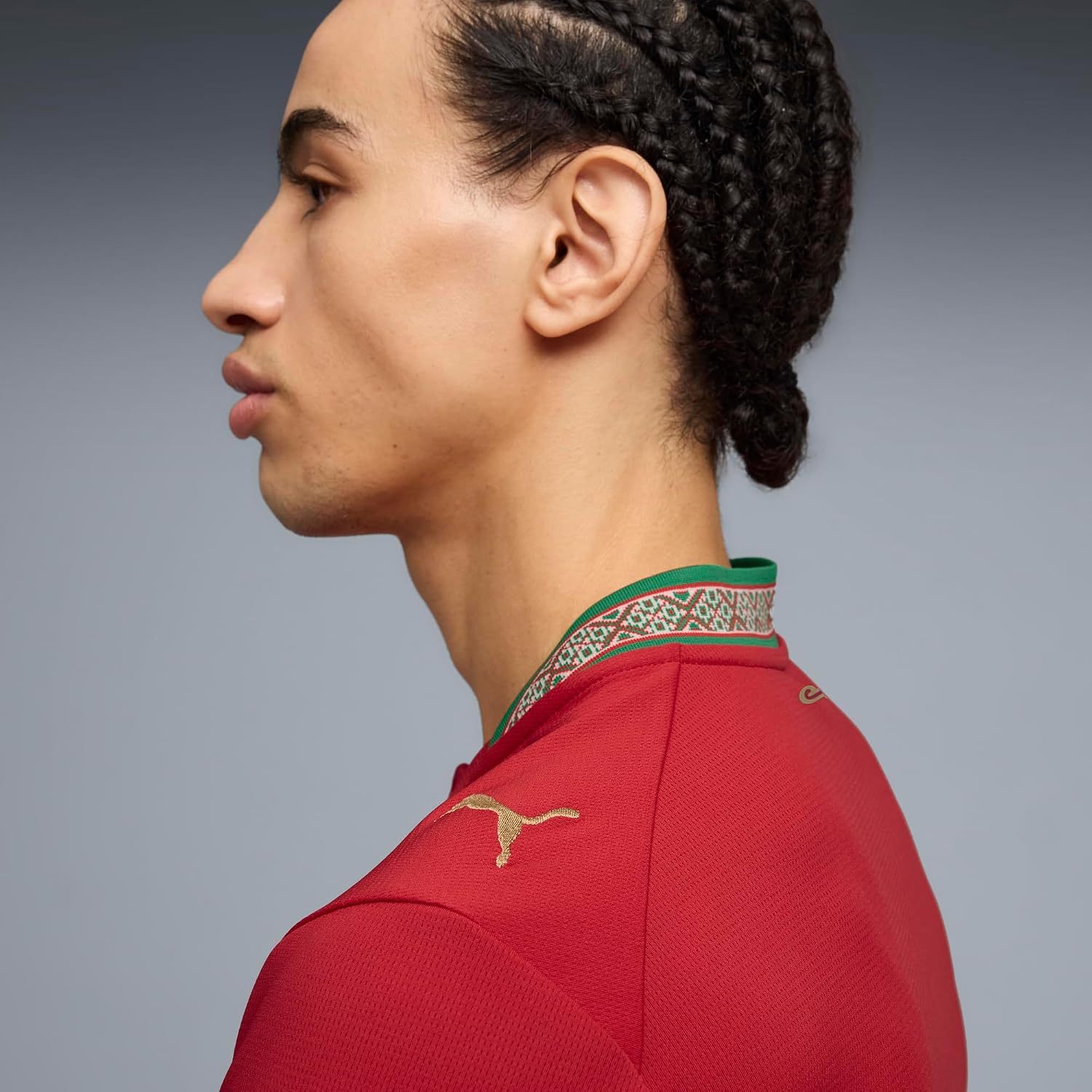 Men's Morocco Home Soccer Jersey - Replica Style