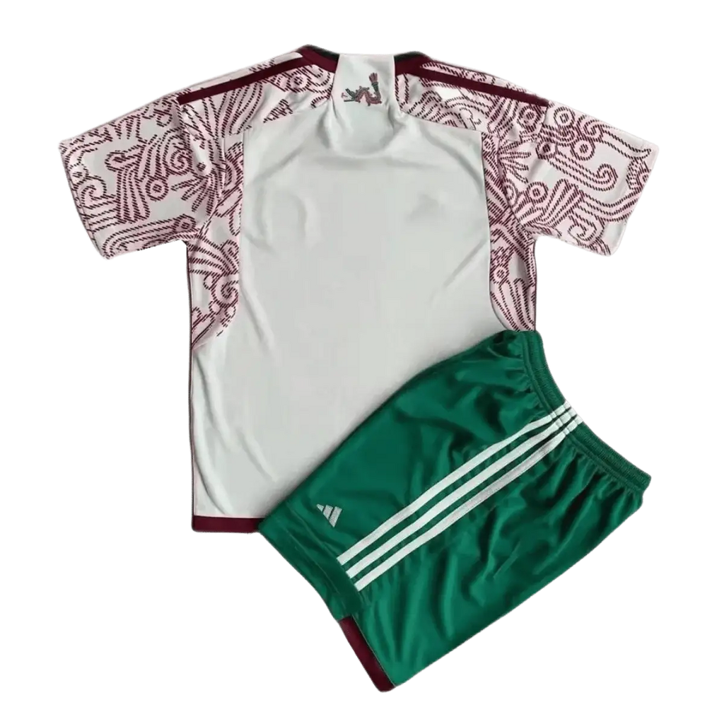 22/23 Kids Mexico Away Kit Back