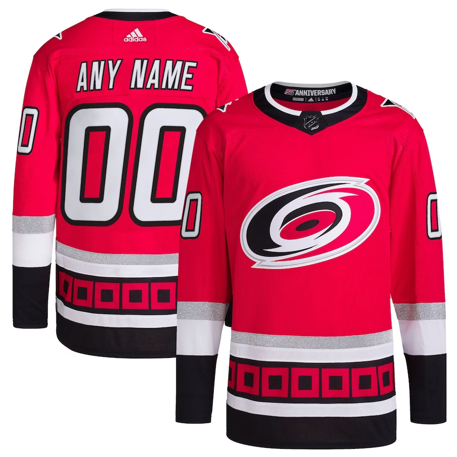 Men's Carolina Hurricanes Red Alternate Breakaway Custom Jerseys