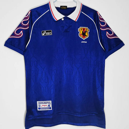 1998 Japan Home Blue Retro Soccer Jersey Front